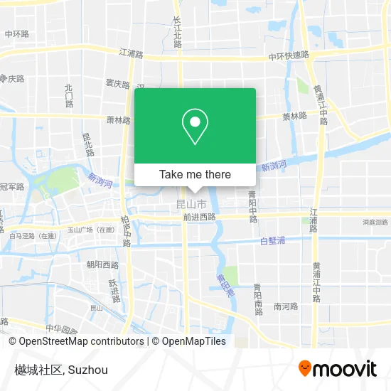 樾城社区 map