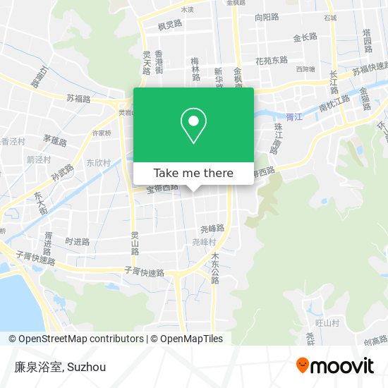 廉泉浴室 map