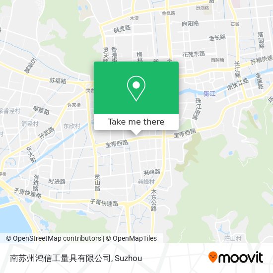 南苏州鸿信工量具有限公司 map