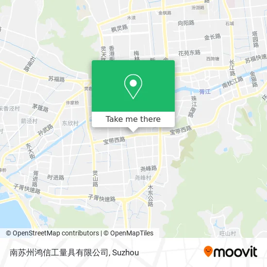南苏州鸿信工量具有限公司 map