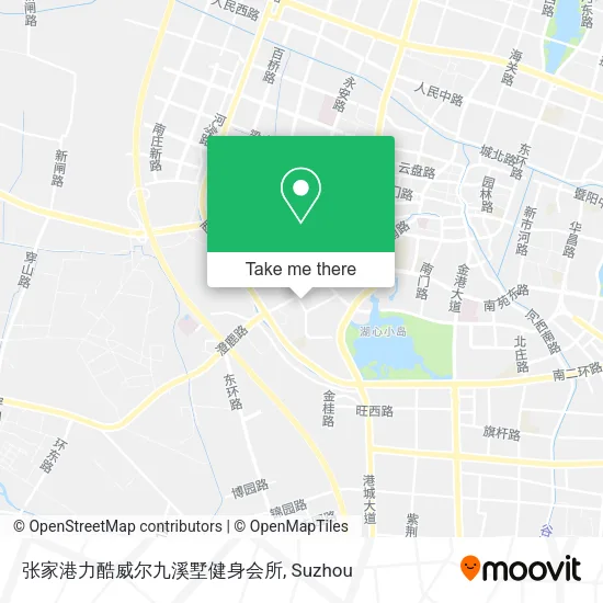 张家港力酷威尔九溪墅健身会所 map