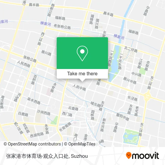 张家港市体育场-观众入口处 map