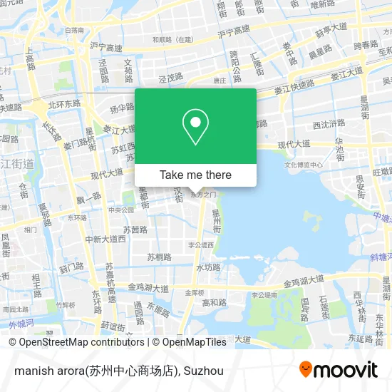 manish arora(苏州中心商场店) map