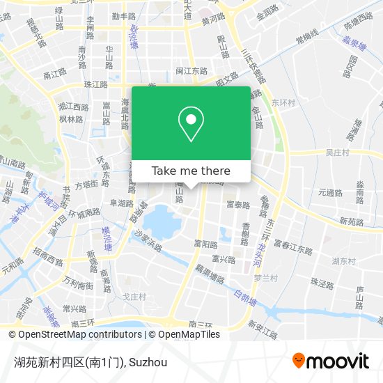 湖苑新村四区(南1门) map