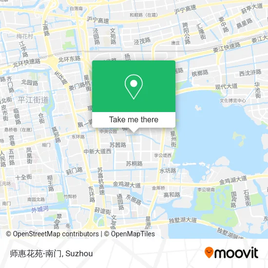 师惠花苑-南门 map
