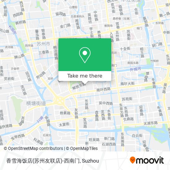 香雪海饭店(苏州友联店)-西南门 map