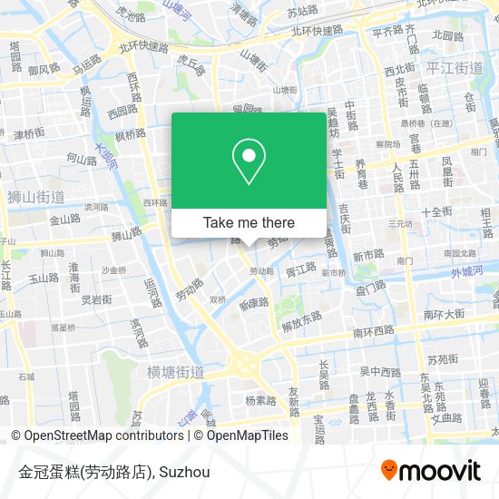 金冠蛋糕(劳动路店) map