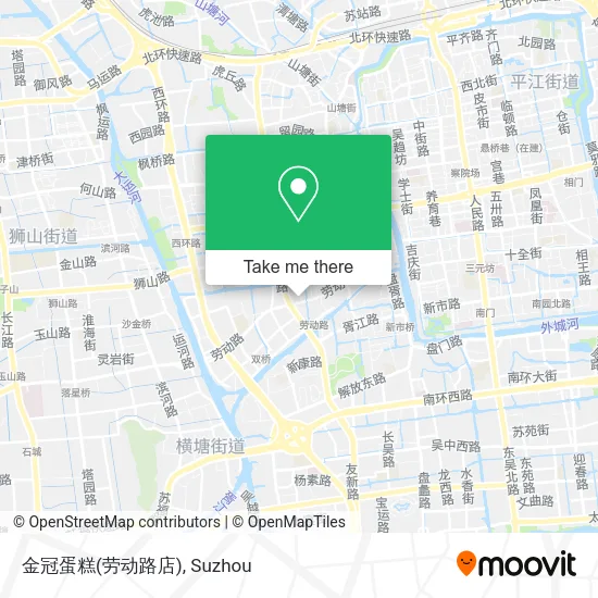 金冠蛋糕(劳动路店) map