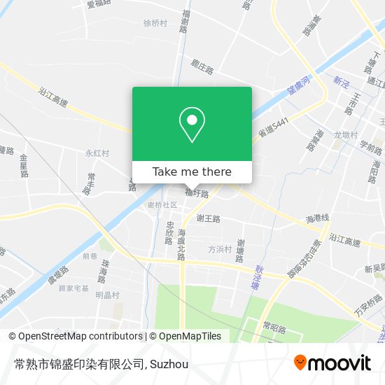 常熟市锦盛印染有限公司 map