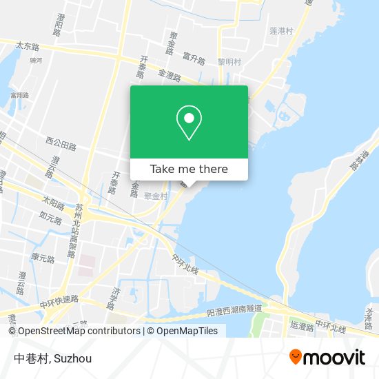 中巷村 map
