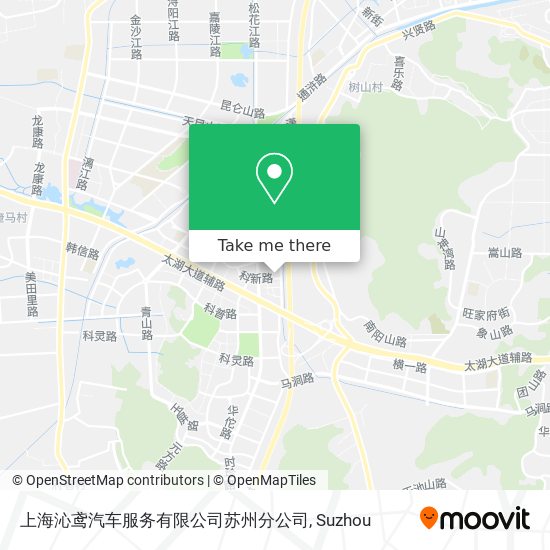 上海沁鸢汽车服务有限公司苏州分公司 map