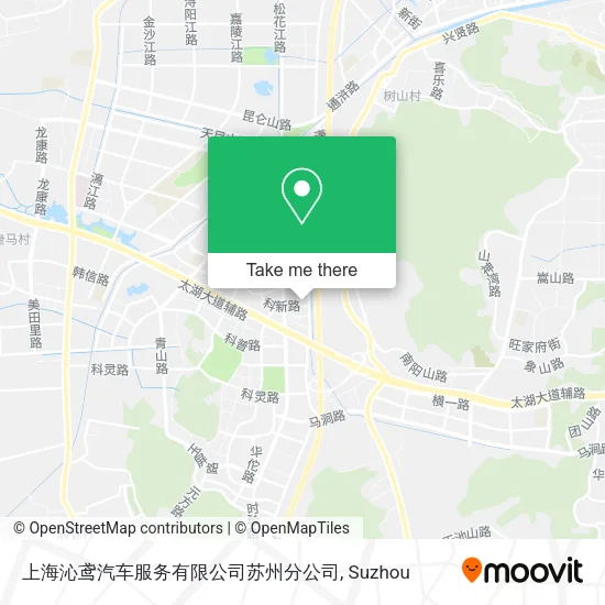 上海沁鸢汽车服务有限公司苏州分公司 map