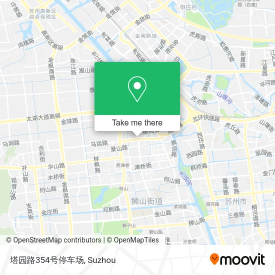塔园路354号停车场 map