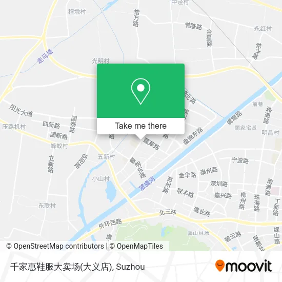 千家惠鞋服大卖场(大义店) map