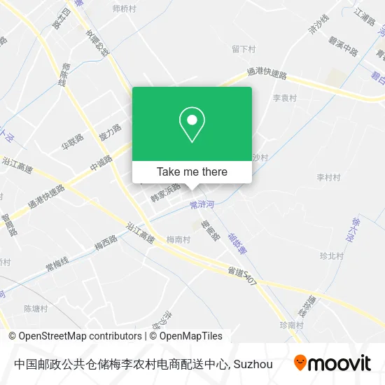 中国邮政公共仓储梅李农村电商配送中心 map