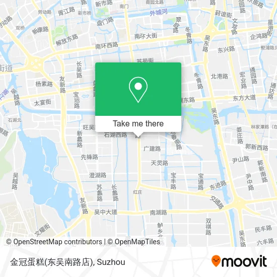 金冠蛋糕(东吴南路店) map