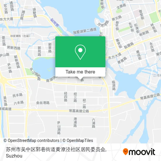 苏州市吴中区郭巷街道黄潦泾社区居民委员会 map