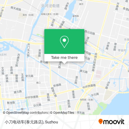 小刀电动车(泰元路店) map