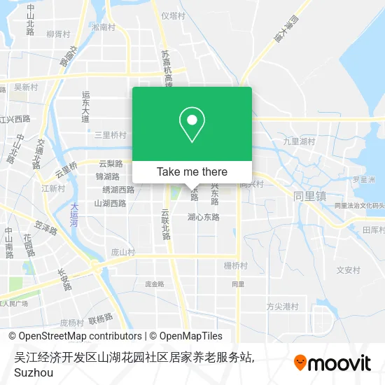 吴江经济开发区山湖花园社区居家养老服务站 map