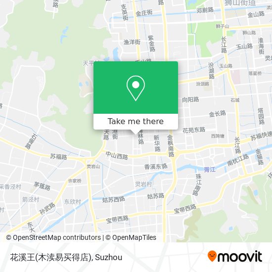 花溪王(木渎易买得店) map