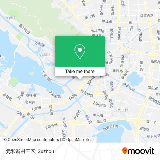 元和新村三区 map