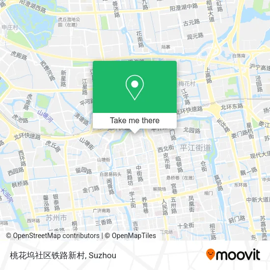 桃花坞社区铁路新村 map