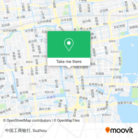 中国工商银行 map