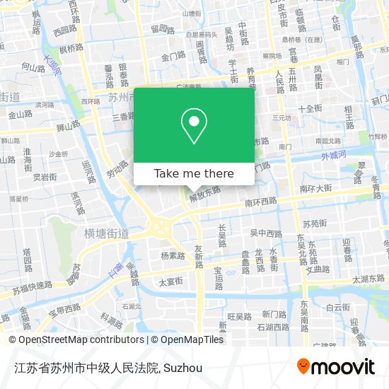 江苏省苏州市中级人民法院 map