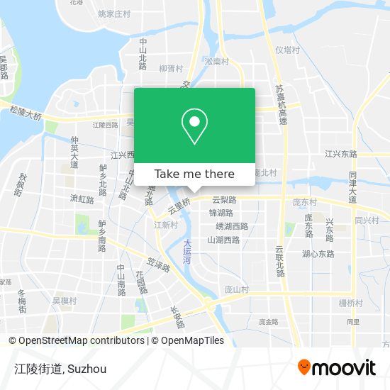 江陵街道 map