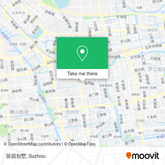 留园别墅 map