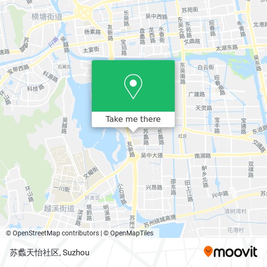 苏蠡天怡社区 map
