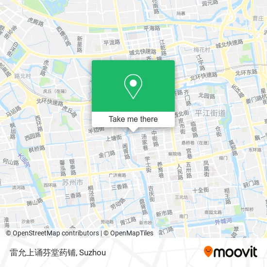 雷允上诵芬堂药铺 map