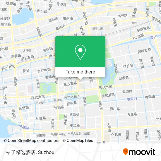 桔子精选酒店 map