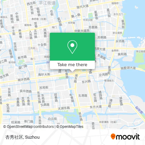 杏秀社区 map