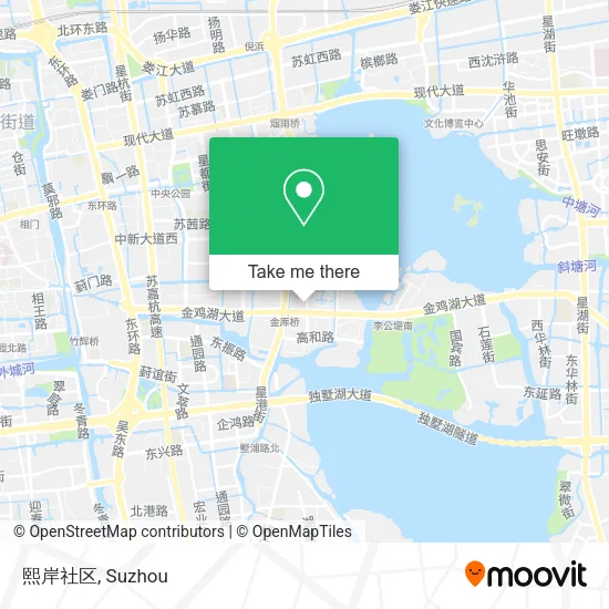 熙岸社区 map
