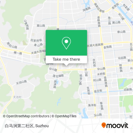 白马涧第二社区 map