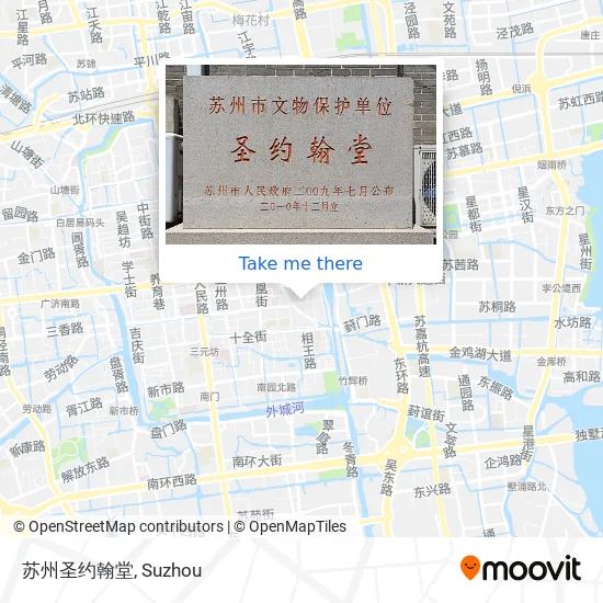 苏州圣约翰堂 map