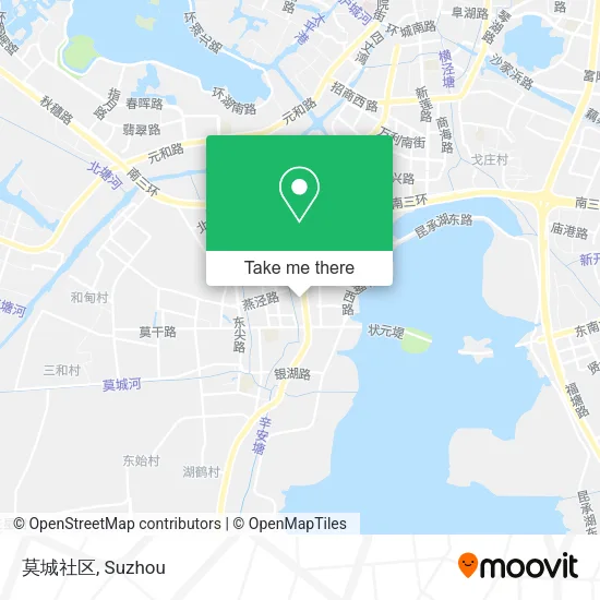 莫城社区 map