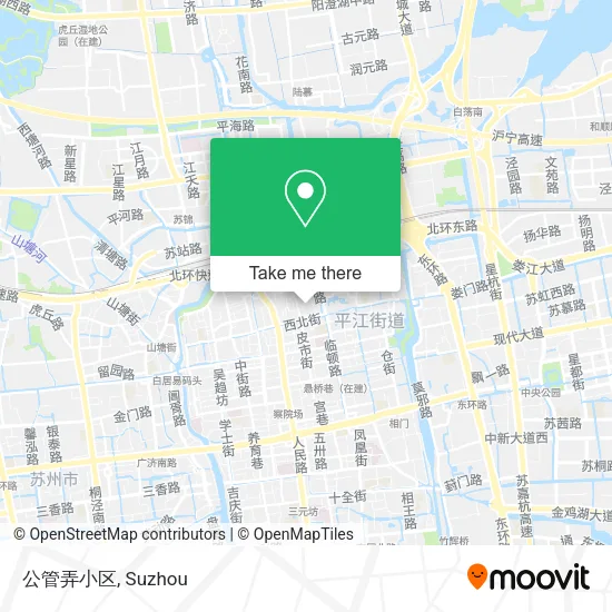 公管弄小区 map