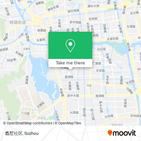 蠡墅社区 map