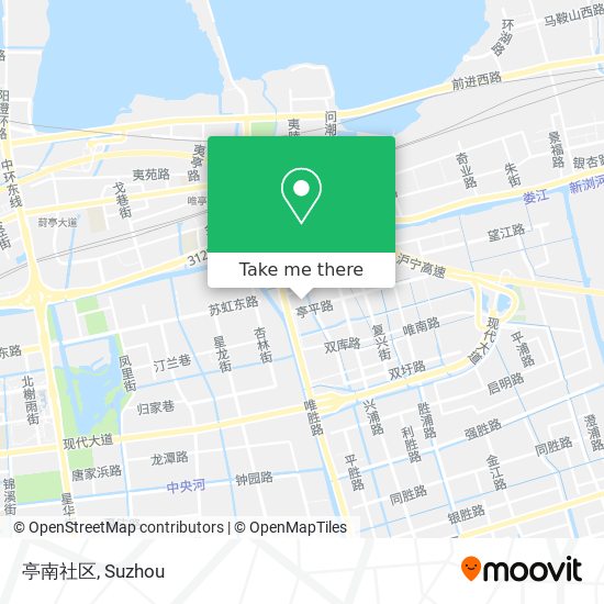 亭南社区 map