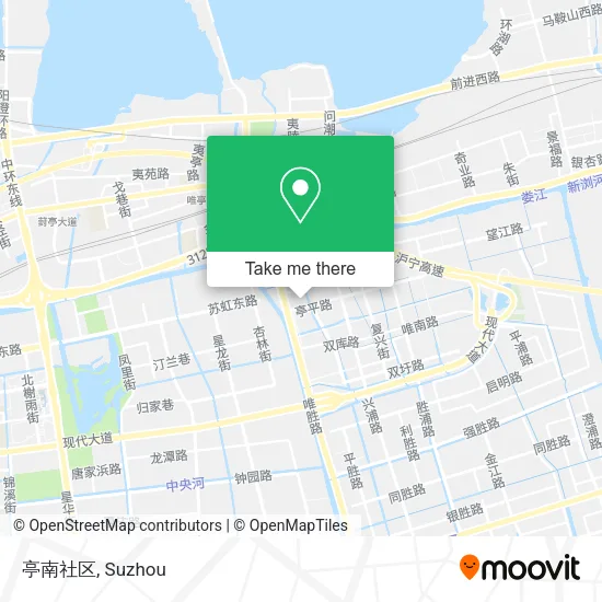 亭南社区 map