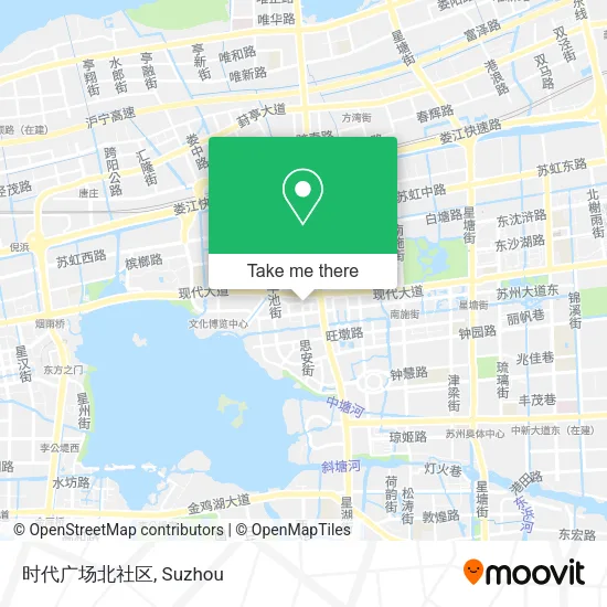 时代广场北社区 map