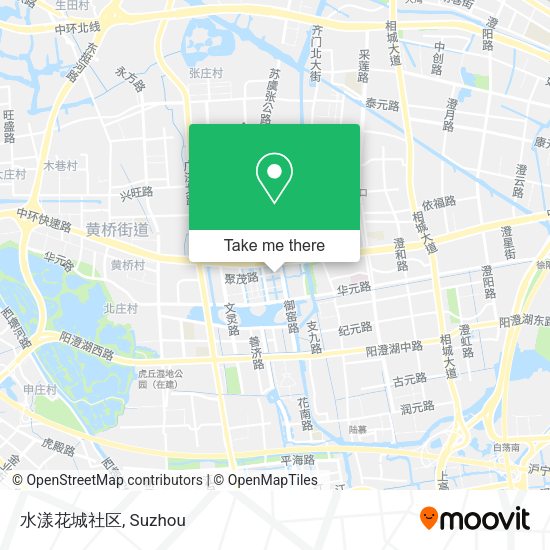 水漾花城社区 map