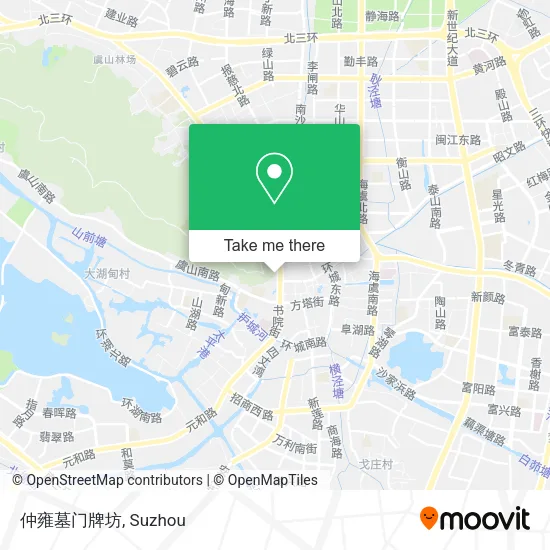 仲雍墓门牌坊 map