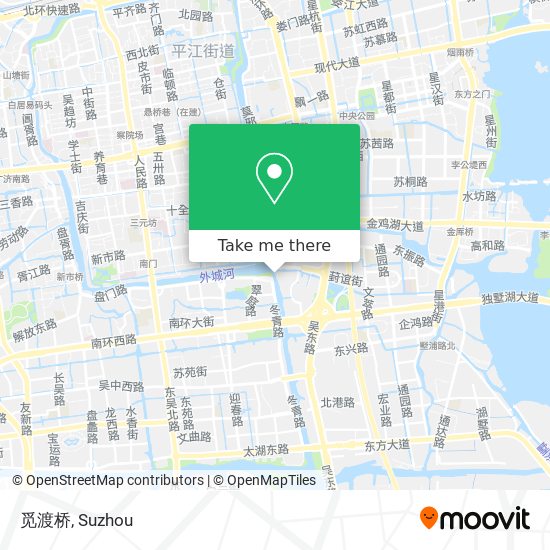 觅渡桥 map