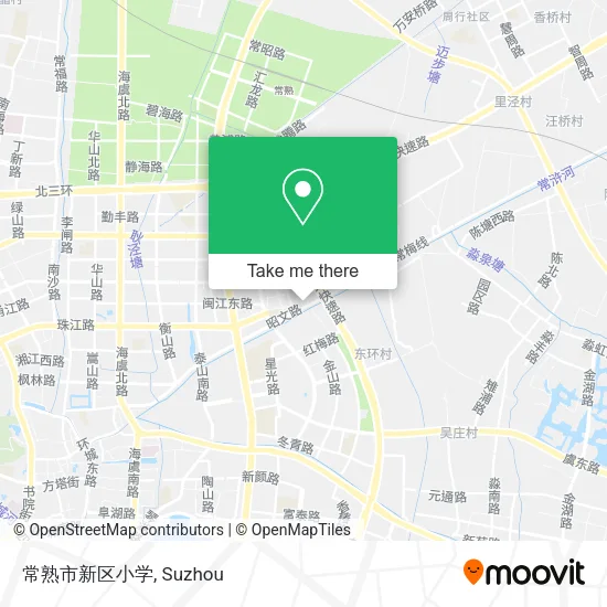 常熟市新区小学 map