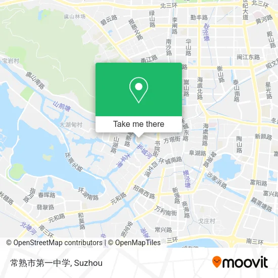 常熟市第一中学 map