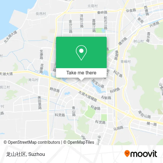 龙山社区 map