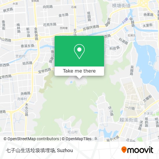 七子山生活垃圾填埋场 map